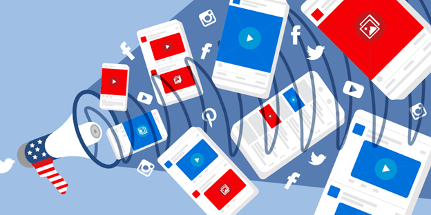 Discussion of Political Issues on Social Media