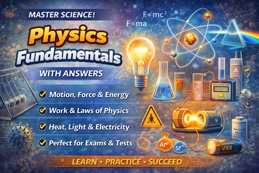Physics Fundamentals MCQs with Answers